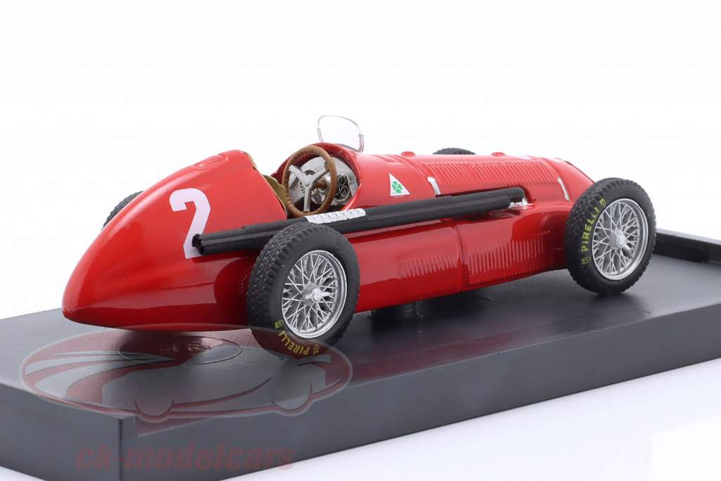 Giuseppe Farina Alfa Romeo 158 #2 Winner Gran Bretagna e Europa GP formula 1 1950 1:43 Brumm