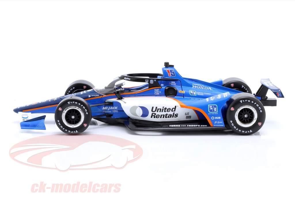 Graham Rahal Honda #15 IndyCar Series 2023 1:18 Greenlight