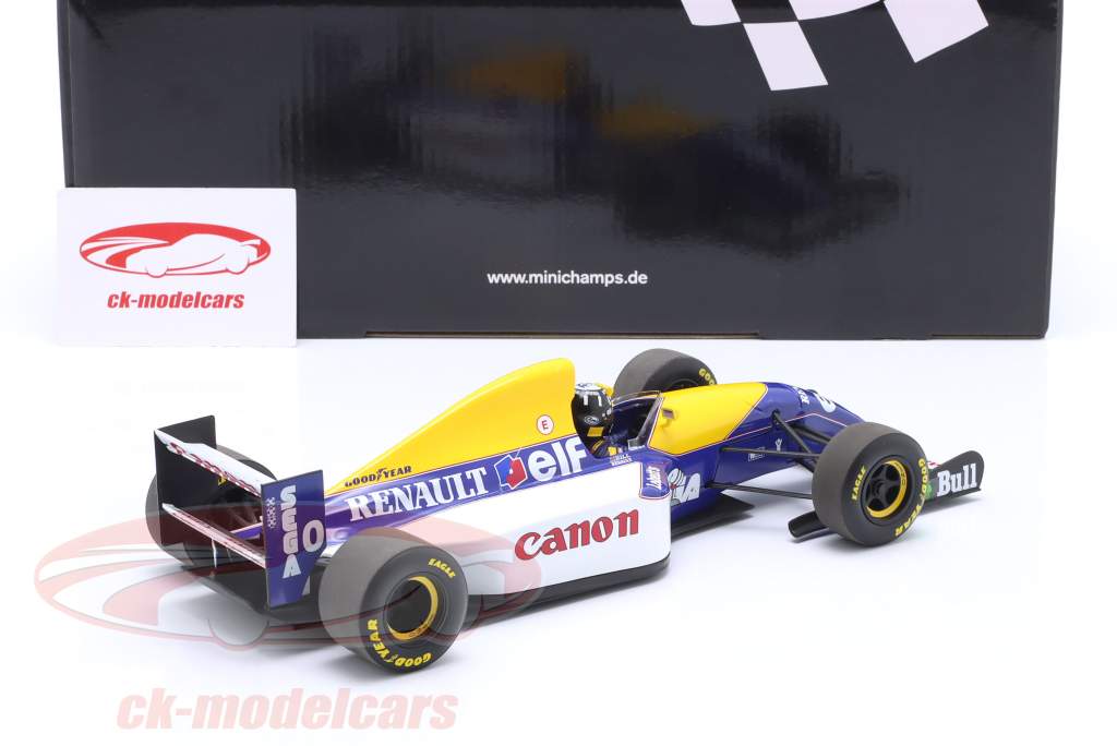 Damon Hill Williams Renault FW15C #0 Формула 1 1993 1:18 Minichamps