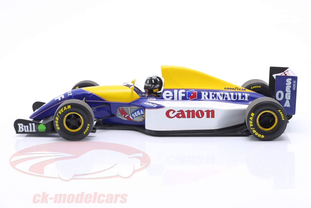 Damon Hill Williams Renault FW15C #0 公式 1 1993 1:18 Minichamps