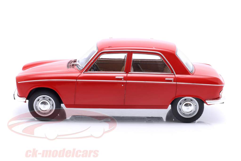 Peugeot 204 year 1968 red 1:24 WhiteBox