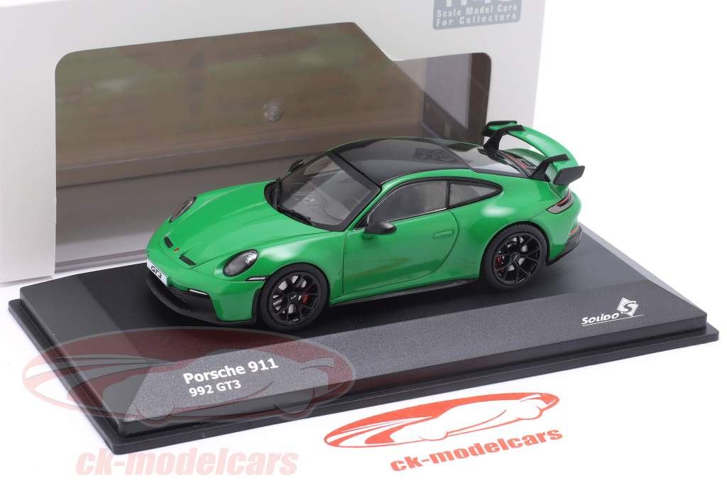 Porsche 911 (992) GT3 ano de construção 2022 Pitão verde 1:43 Solido