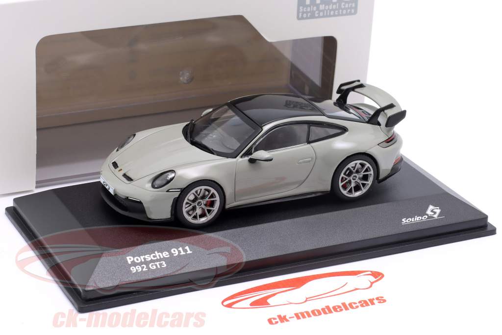 Porsche 911 (992) GT3 Année de construction 2022 craie Gris 1:43 Solido