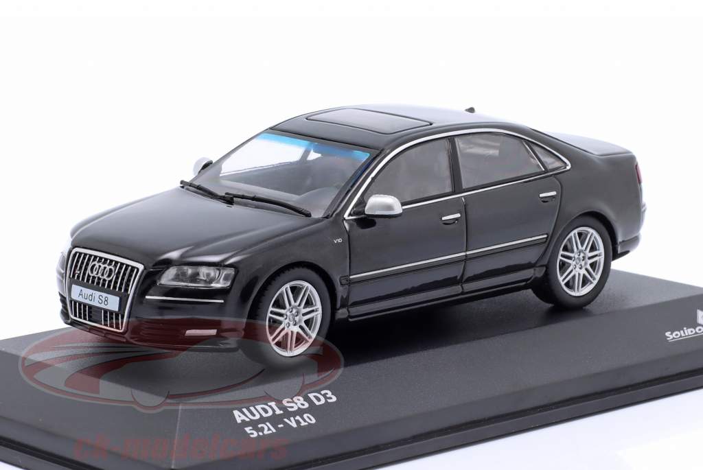 Audi S8 (D3) year 2010 black 1:43 Solido