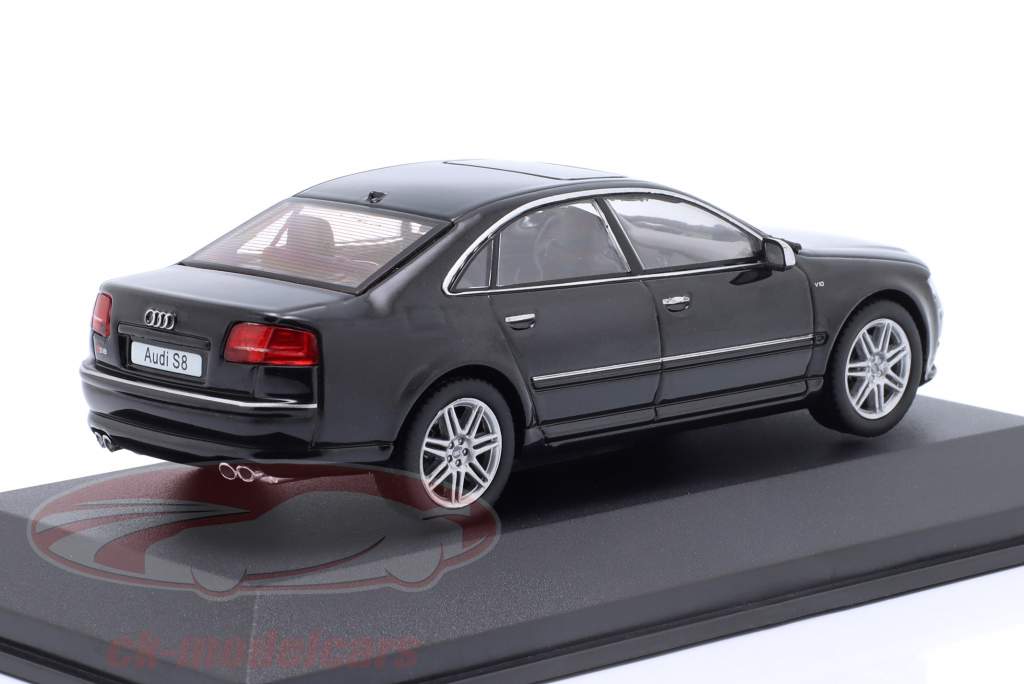 Audi S8 (D3) ano de construção 2010 preto 1:43 Solido