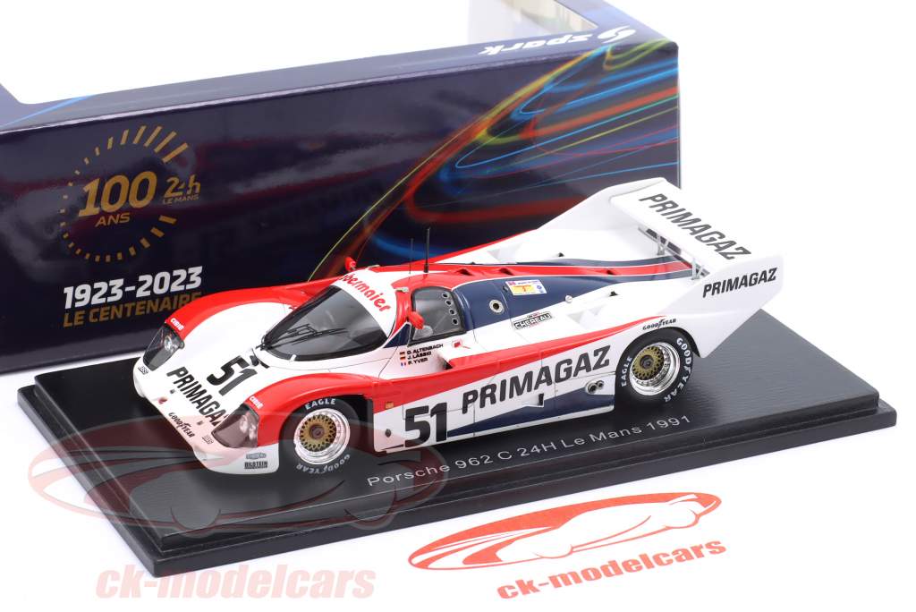 Porsche 962C #51 24h LeMans 1991 Lässig, Altenbach, Yver 1:43 Spark