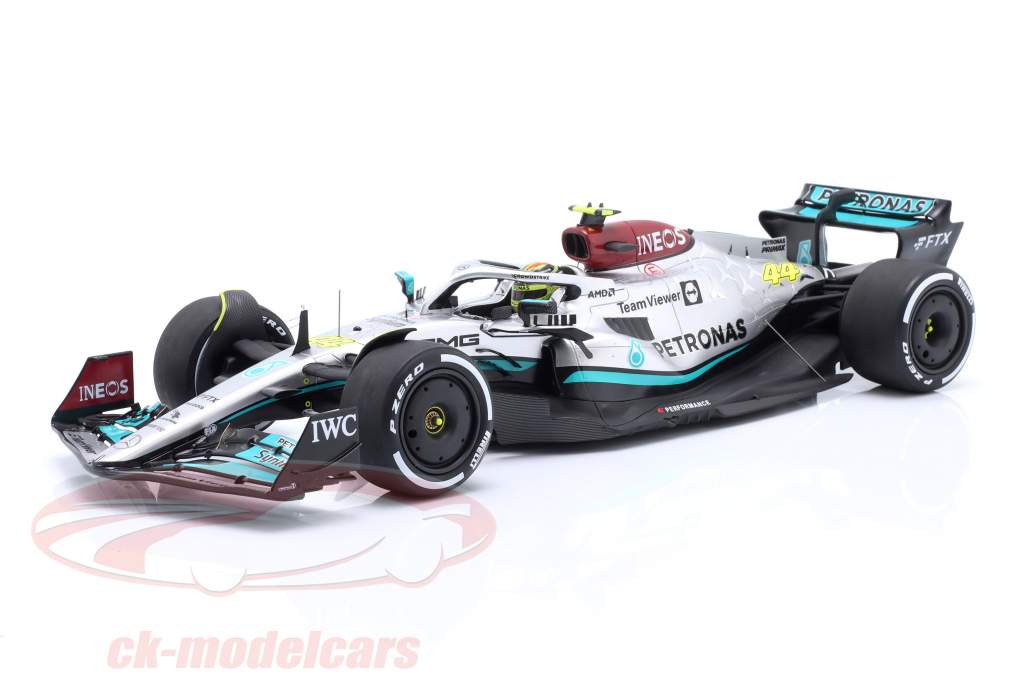 L. Hamilton Mercedes-AMG F1 W13 #44 2nd Frankreich GP Formel 1 2022 1:18 Spark