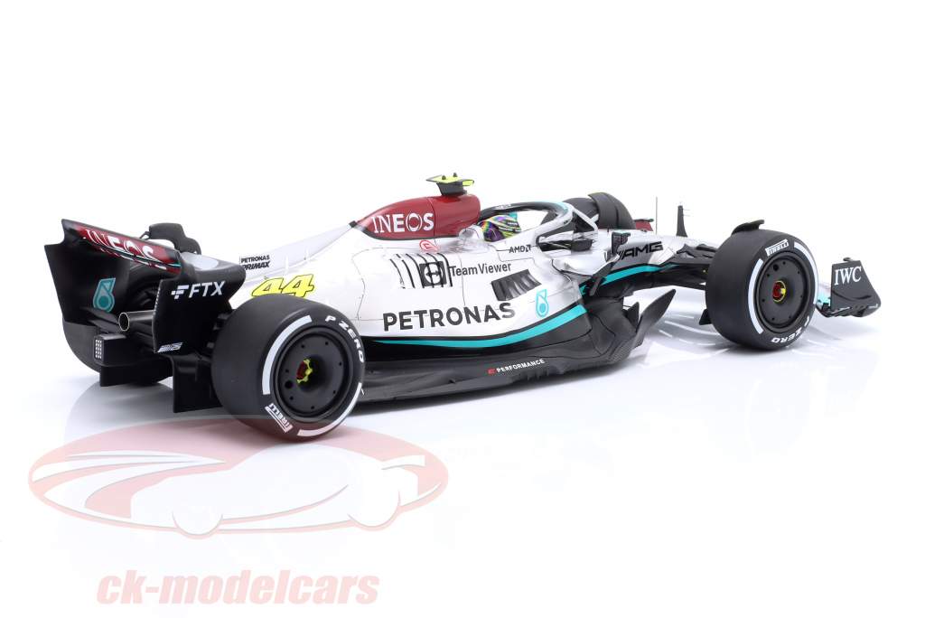 L. Hamilton Mercedes-AMG F1 W13 #44 2 Frankrig GP Formel 1 2022 1:18 Spark