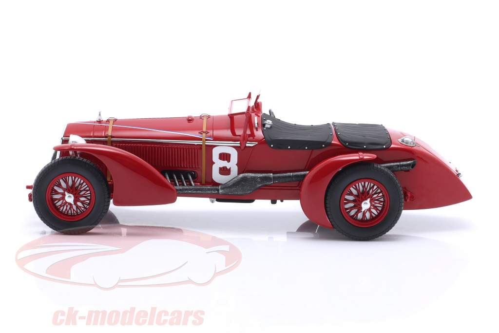 Alfa Romeo 8C #8 vinder 24h LeMans 1932 Sommer, Chinetti 1:18 Spark