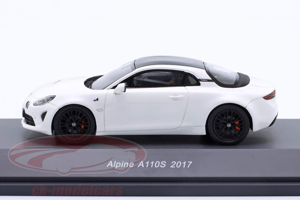 Alpine A110S Année de construction 2017 blanc 1:43 Schuco