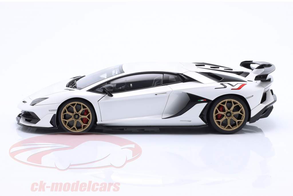 AUTOart 1:18 Lamborghini Aventador SVJ Año De Construcción 2019 Perla Blanco 79217