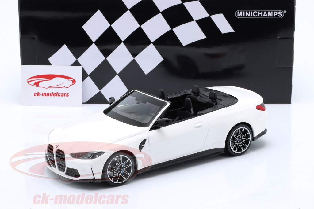 Minichamps 1:18 BMW M4 Cabriolet (G83) Baujahr 2021 weiß 155021031  