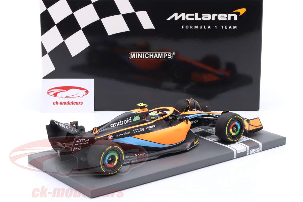Lando Norris McLaren MCL36 #4 Bahréin GP Fórmula 1 2022 1:18 Minichamps