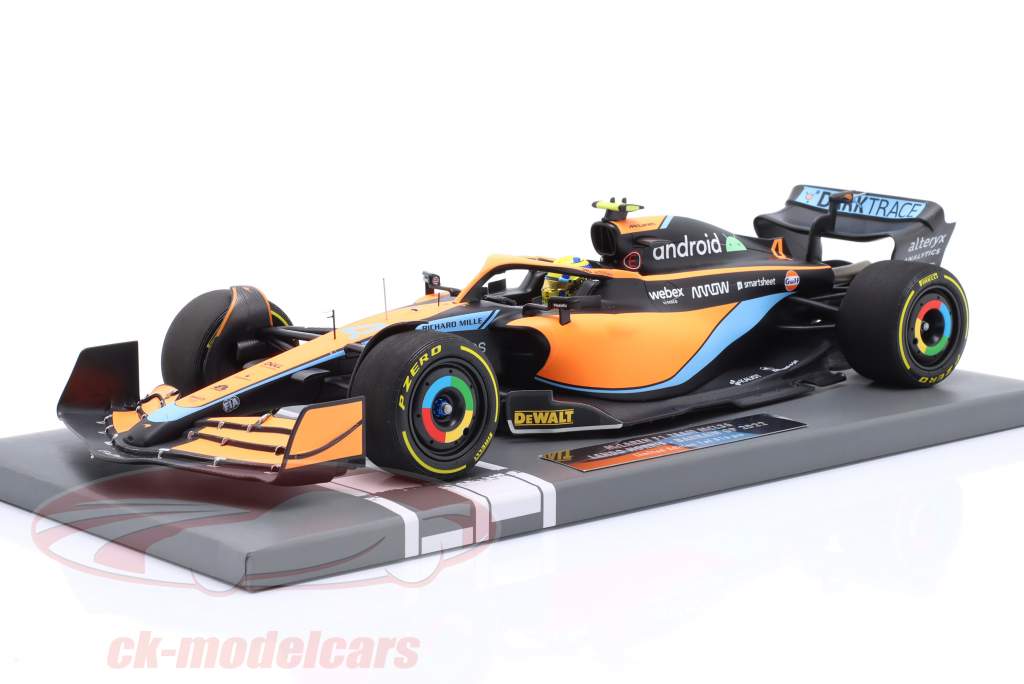 Lando Norris McLaren MCL36 #4 バーレーン GP 式 1 2022 1:18 Minichamps