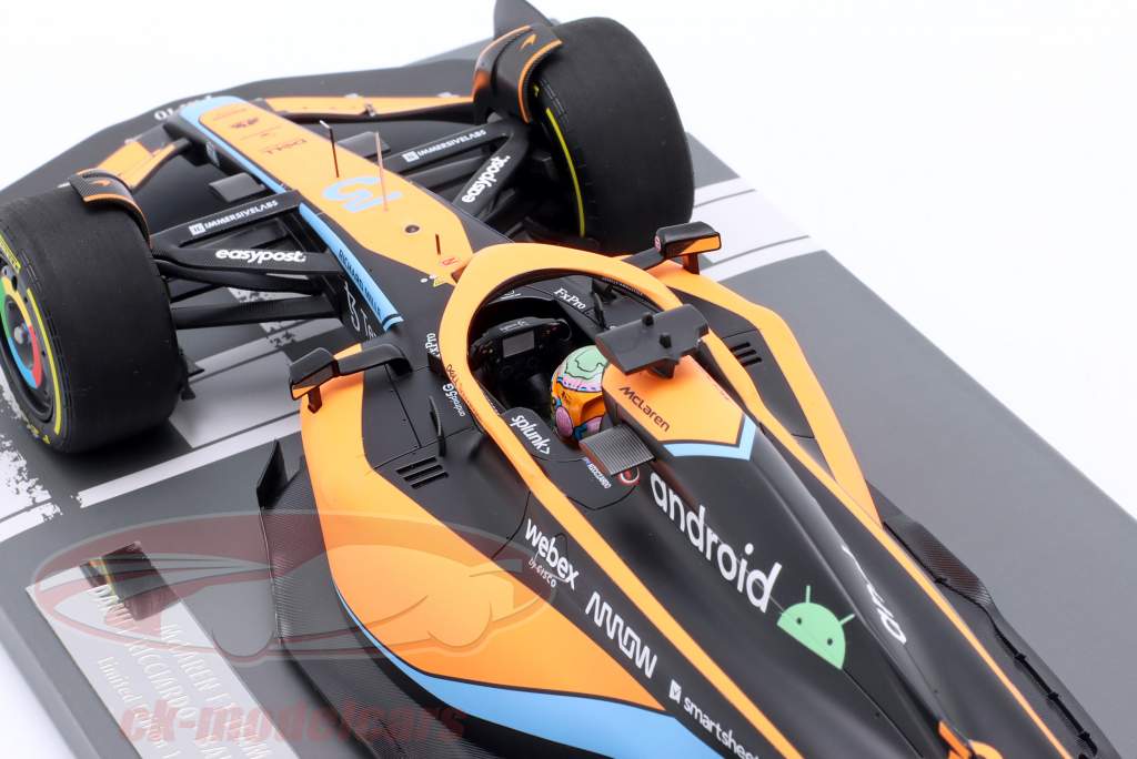 Daniel Ricciardo McLaren MCL36 #3 バーレーン GP 式 1 2022 1:18 Minichamps