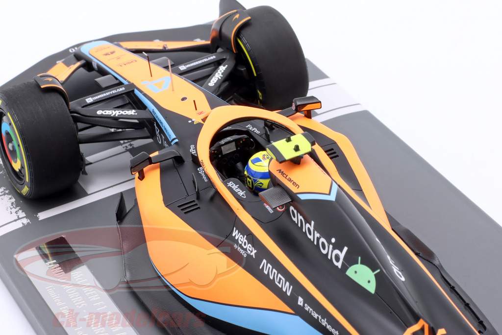 Lando Norris McLaren MCL36 #4 Бахрейн GP Формула 1 2022 1:18 Minichamps