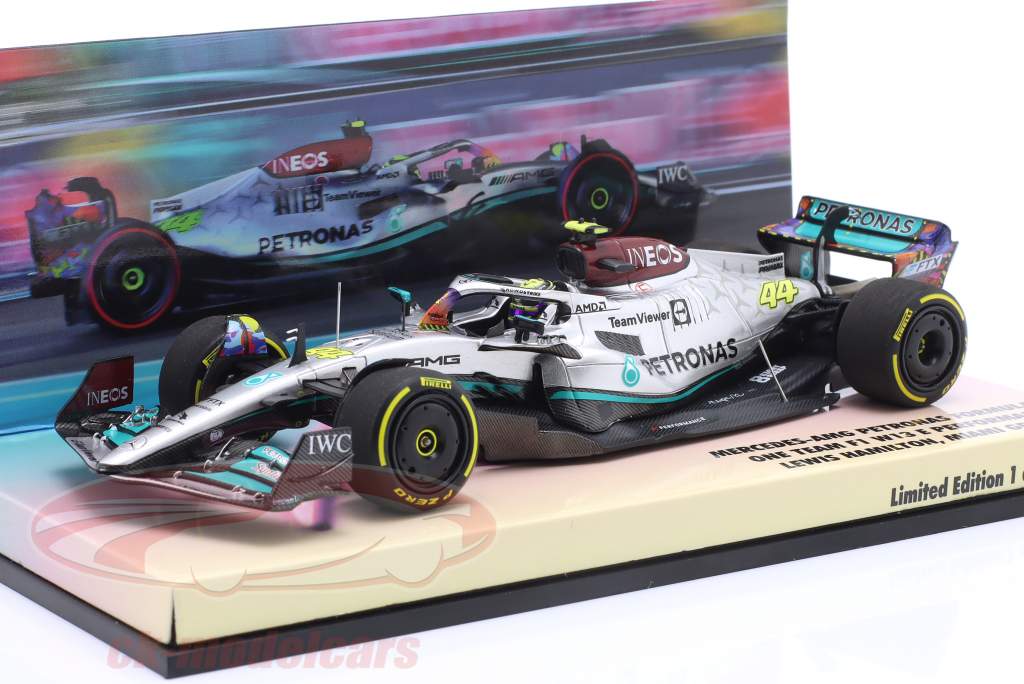 Lewis Hamilton Mercedes-AMG F1 W13 #44 6位 マイアミ GP 式 1 2022 1:43 Minichamps