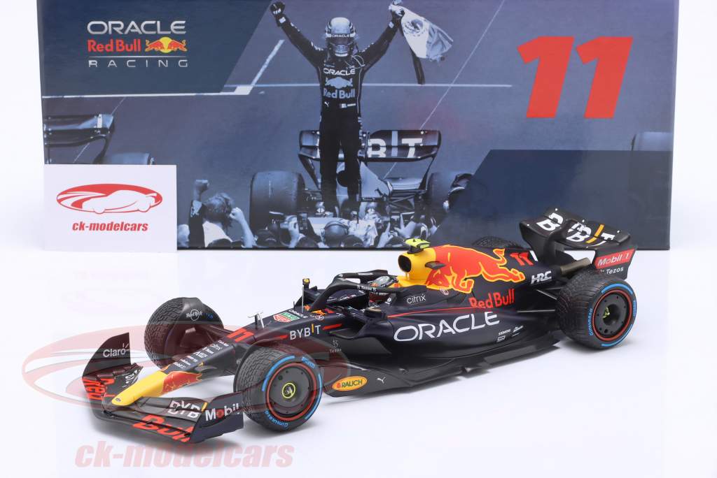 S. Perez Red Bull Racing RB18 #11 gagnant Monaco GP Formule 1 2022 1:18 Minichamps