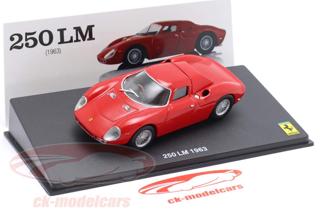 Ferrari 250 LM Baujahr 1963 rot 1:43 Altaya