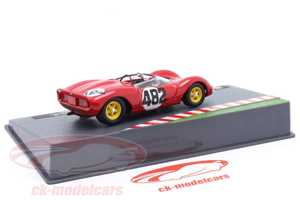 Ferrari Dino 206 SP #482 ganador Cesana-Sestriere 1965 L. Scarfiotti 1:43 Altaya