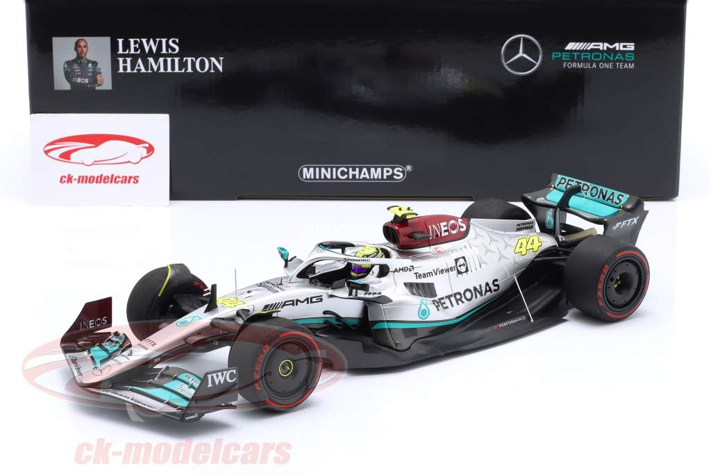 L. Hamilton Mercedes-AMG F1 W13 #44 5to Español GP fórmula 1 2022 1:18 Minichamps