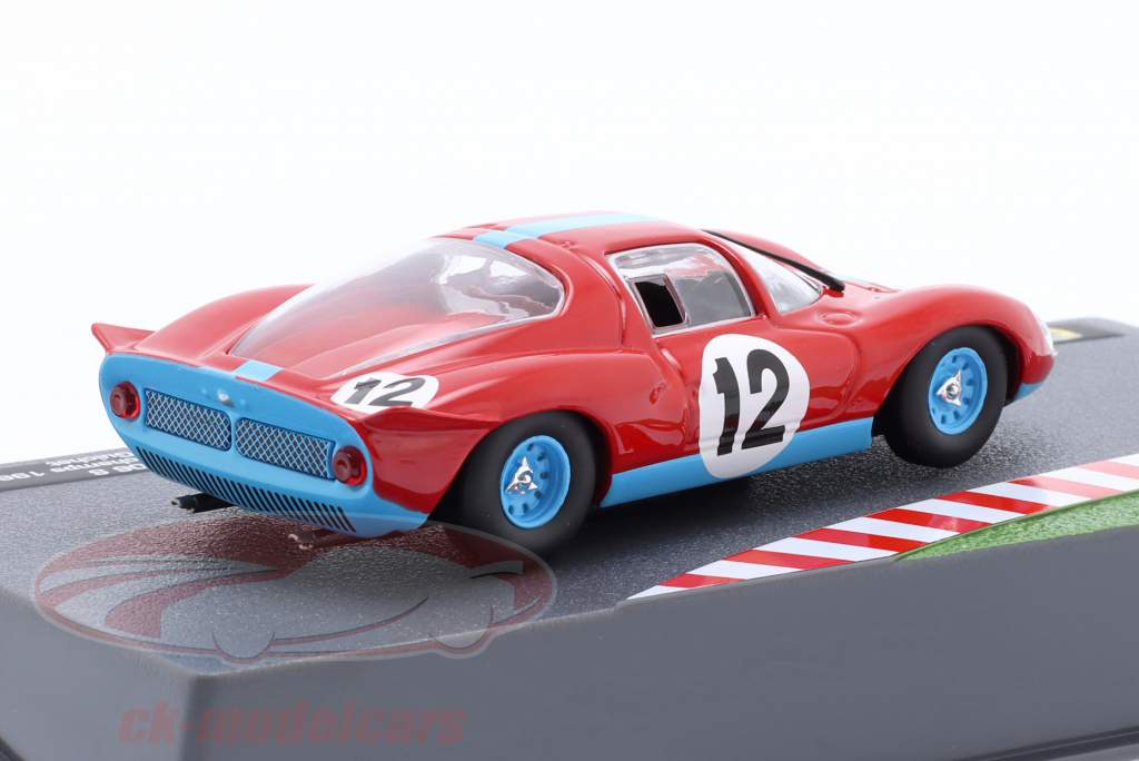 Ferrari Dino 206 S #12 vinder P2.0 1000km Spa 1966 Attwood, Guichet 1:43 Altaya