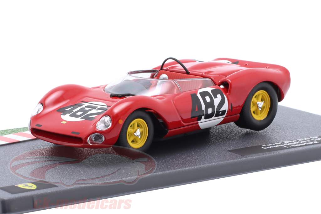 Ferrari Dino 206 SP #482 优胜者 Cesana-Sestriere 1965 L. Scarfiotti 1:43 Altaya