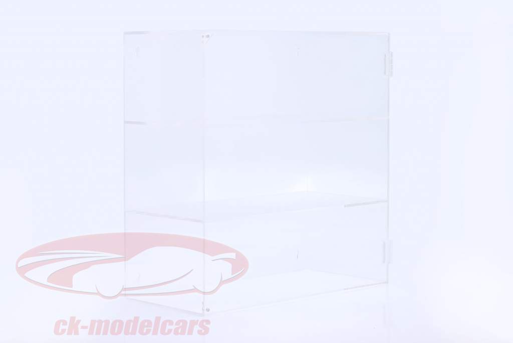 Alta qualità Acrilico vetrina per 3 Modellini di automobili In scala 1:12 Jewel Cases