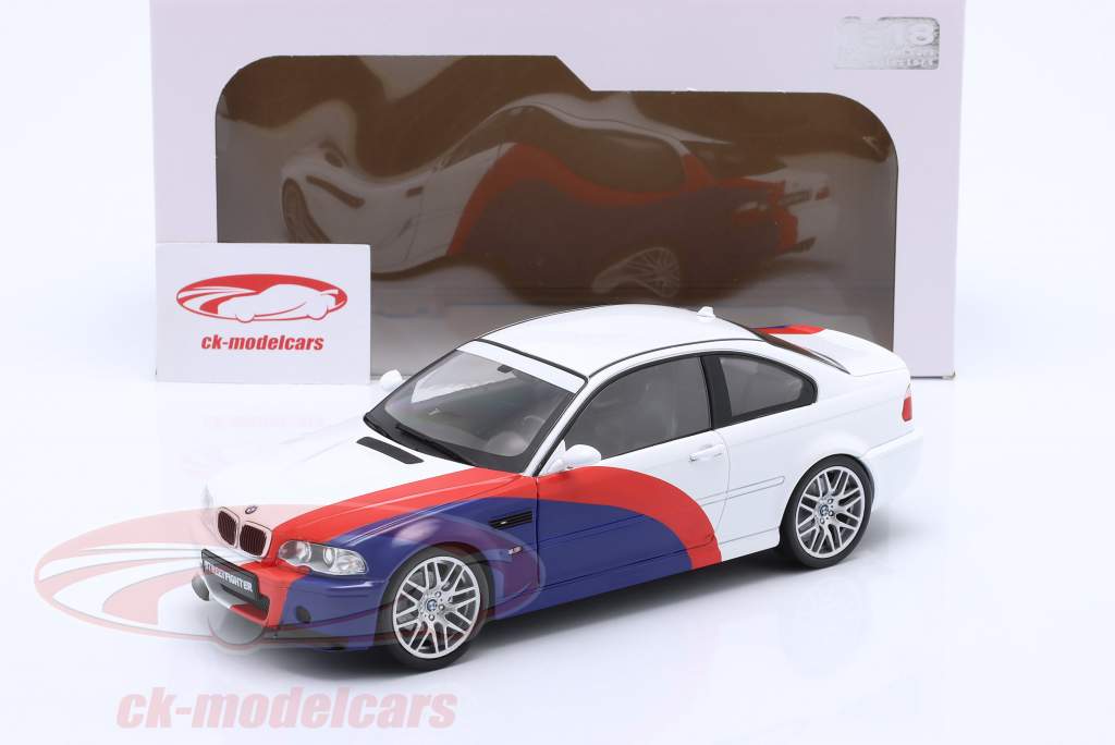 Solido 1:18 BMW M3 (E46) Streetfighter year 2000 white / blue / red  S1806505 model car S1806505 421182870 3663506020254