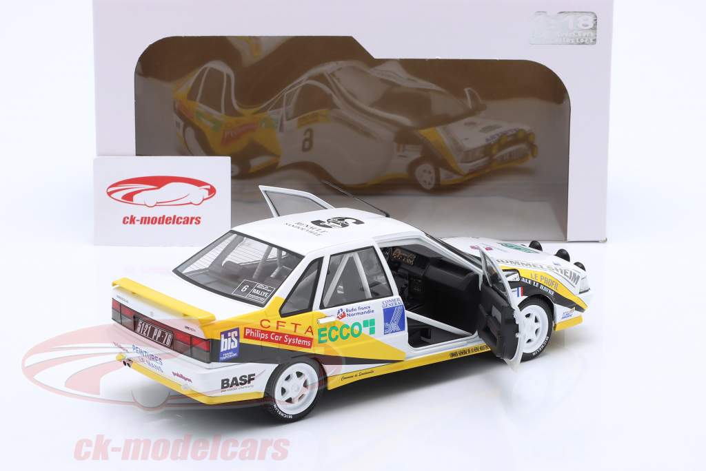 Renault 21 Turbo #6 3° Rallye Charlemagne 1991 Rats, Bourdaud 1:18 Solido