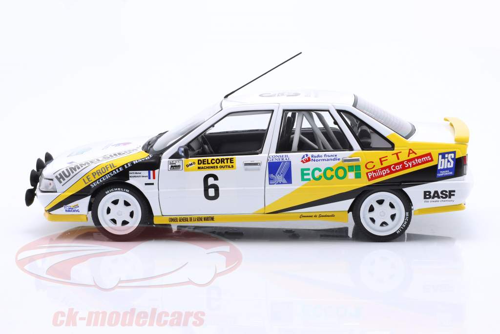 Renault 21 Turbo #6 3er Rallye Charlemagne 1991 Rats, Bourdaud 1:18 Solido