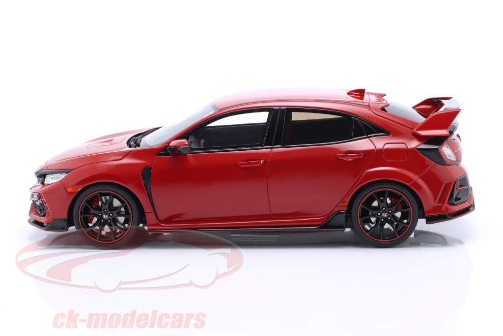Honda Civic Type R GT (FK8) Euro Spec Byggeår 2020 rød 1:18 OttOmobile