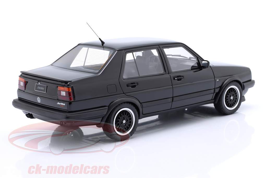 Volkswagen VW Jetta MK2 Ano de construção 1987 preto 1:18 OttOmobile