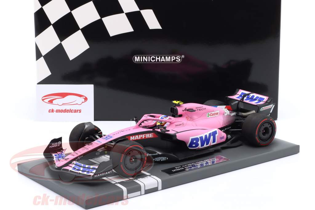 Esteban Ocon Alpine A522 #31 7th Bahrain GP Formula 1 2022 1:18 Minichamps