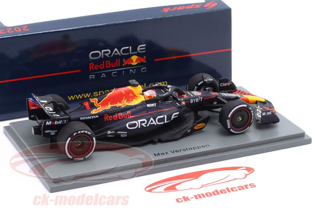 Max Verstappen Red Bull RB19 #1 Winner Bahrain GP Formula 1 2023 1:43 Spark