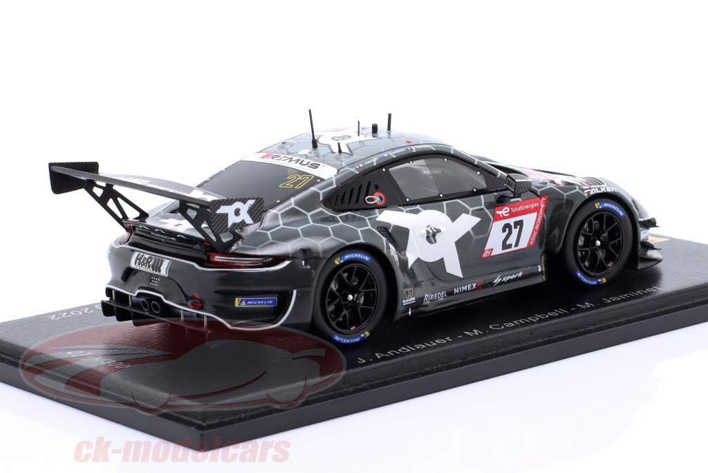 Porsche 911 (991.2) GT3 R #27 24h Nürburgring 2022 Toksport WRT 1:43 Spark