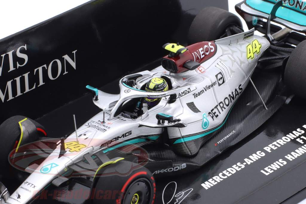 L. Hamilton Mercedes-AMG F1 W13 #44 3ème Bahreïn GP formule 1 2022 1:43 Minichamps