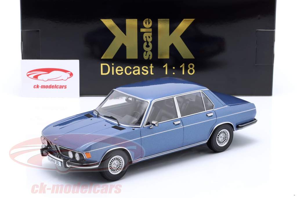 BMW 3.0 S (E3) 2 系列 建设年份 1971 蓝色的 金属的 1:18 KK-Scale
