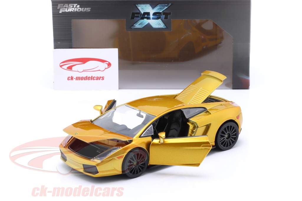 Lamborghini Gallardo Fast X (Fast & Furious 10) guld 1:24 Jada Toys