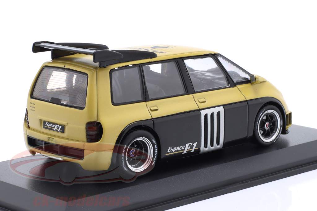 Renault Espace F1 V10 - 810HP year 1994 gold / black 1:43 Solido