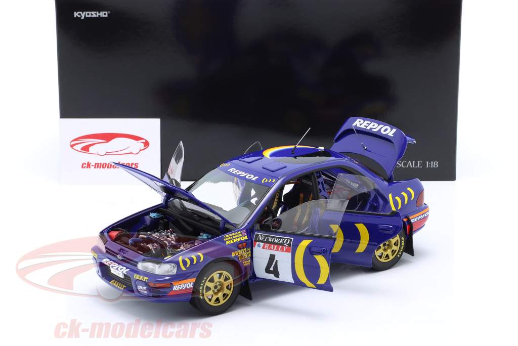 Subaru Impreza 555 #4 ganador RAC Rallye 1994 McRae, Ringer 1:18 Kyosho
