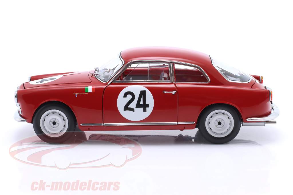 Alfa Romeo Giulietta SV #24 8º Targa Florio 1958 Todaro, Dagnino 1:18 Kyosho