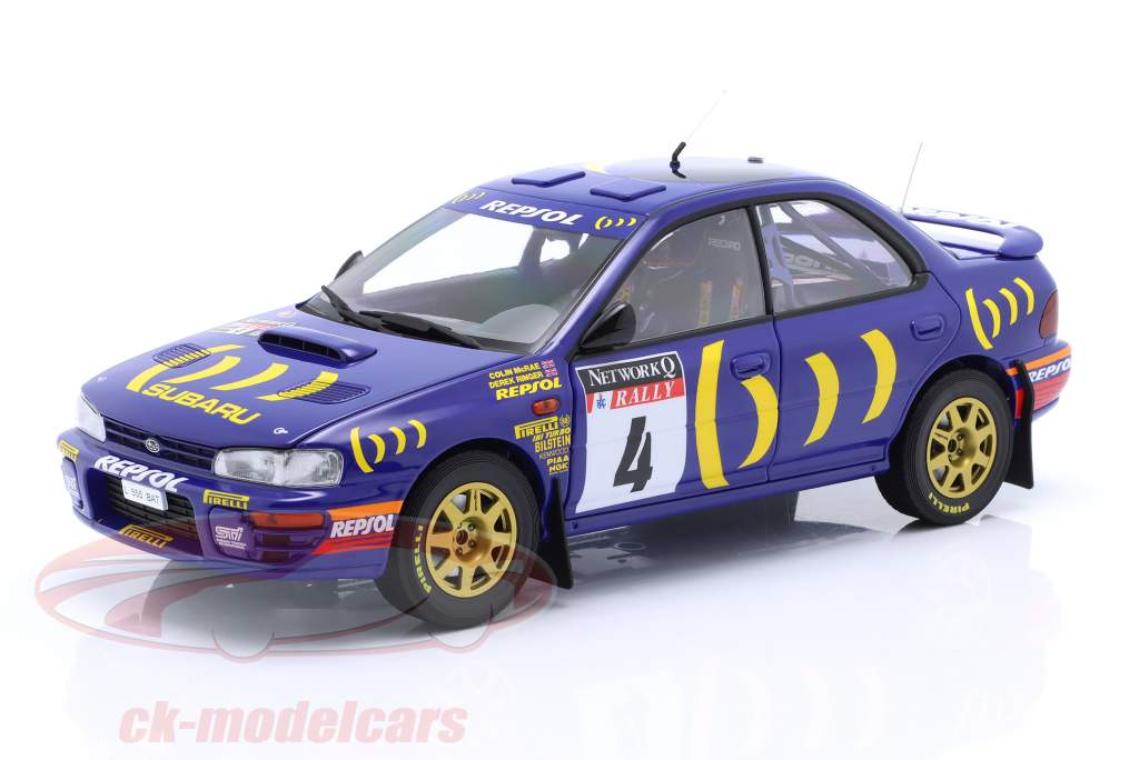 Subaru Impreza 555 #4 Winner RAC Rallye 1994 McRae, Ringer 1:18 Kyosho