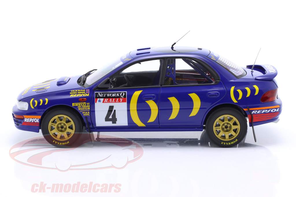Subaru Impreza 555 #4 Sieger RAC Rallye 1994 McRae, Ringer 1:18 Kyosho