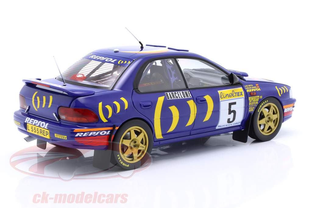 Subaru Impreza 555 #5 ganador Rallye Monte Carlo 1995 Sainz, Moya 1:18 Kyosho