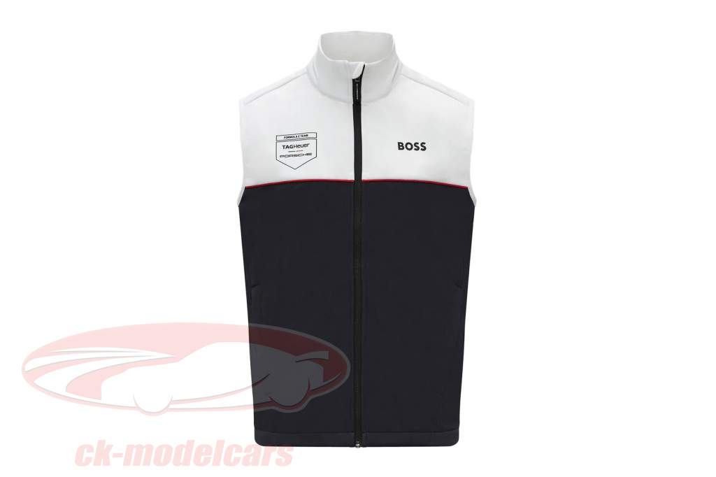 Porsche softshell vest Formula E collection black / white