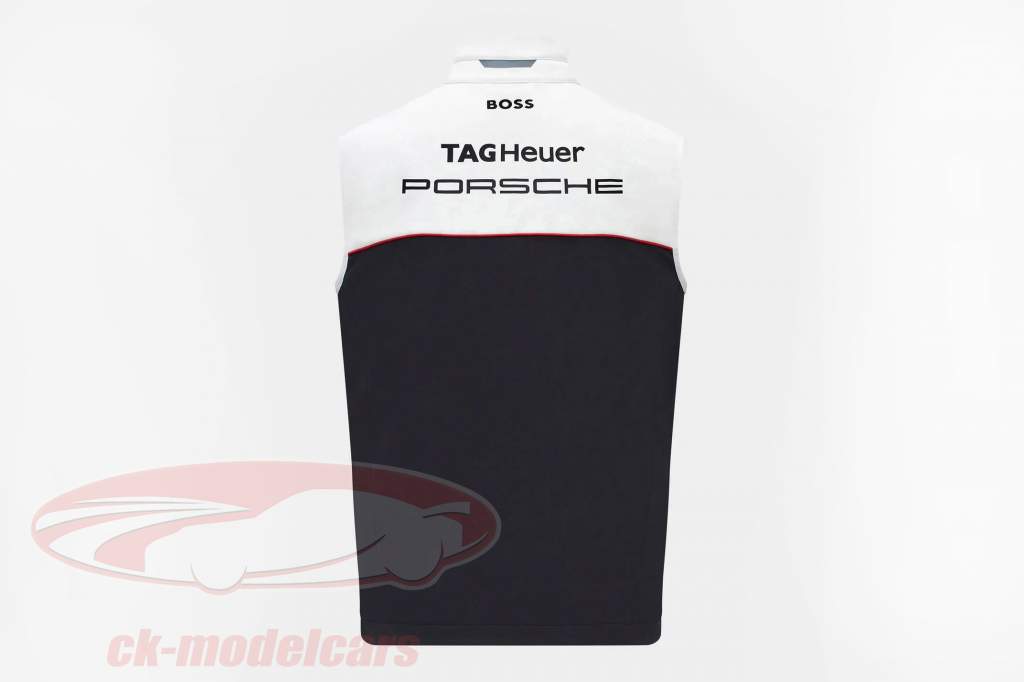 Porsche softshell vest Formula E collection black / white