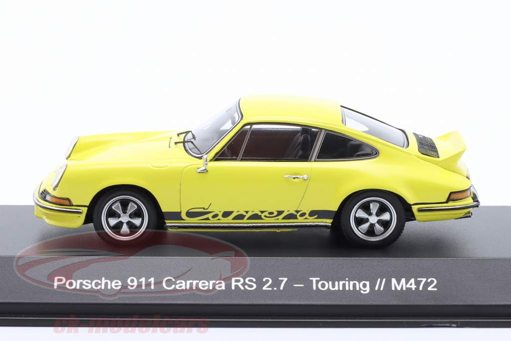 Porsche 911 Carerra RS 2.7 Touring (M472) jaune / noir 1:43 Spark