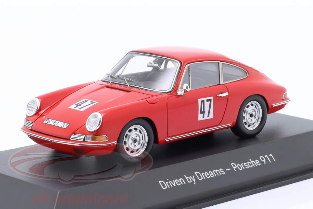 Porsche 911 Eberhard Mahle #47 红色的 1:43 Spark