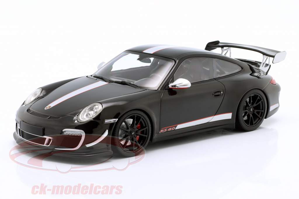 Porsche 911 (997) GT3 RS 4.0 建設年 2011 黒 1:18 Minichamps